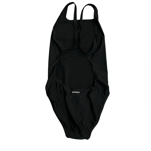 Adidas primeblue classic black and white sport one piece swimsuit - Picture 3 of 9